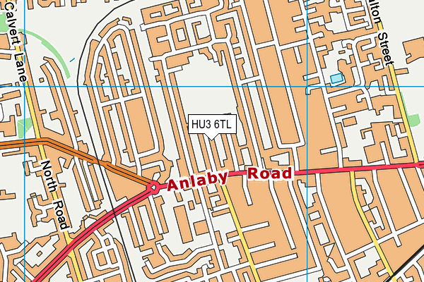 HU3 6TL map - OS VectorMap District (Ordnance Survey) HU3 6TL map - OS VectorMap District (Ordnance Survey)