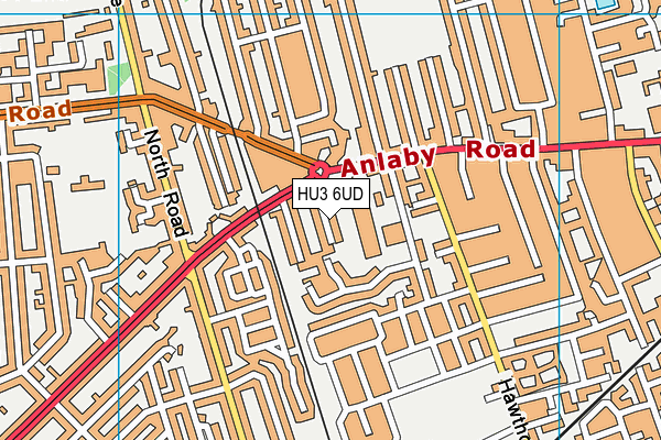 HU3 6UD map - OS VectorMap District (Ordnance Survey) HU3 6UD map - OS VectorMap District (Ordnance Survey)