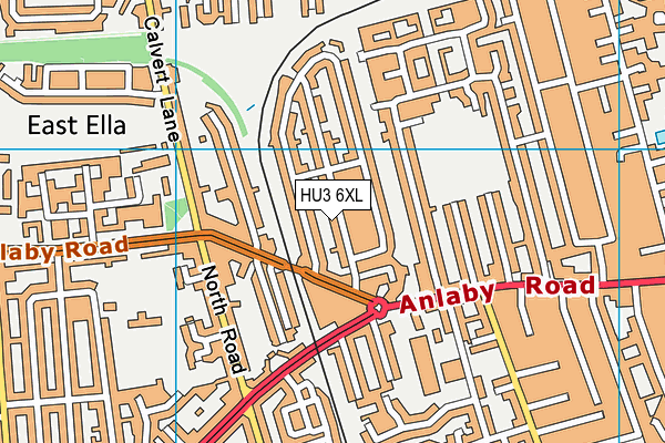 HU3 6XL map - OS VectorMap District (Ordnance Survey) HU3 6XL map - OS VectorMap District (Ordnance Survey)