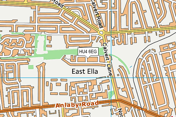 HU4 6EG map - OS VectorMap District (Ordnance Survey) HU4 6EG map - OS VectorMap District (Ordnance Survey)
