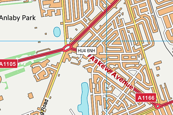HU4 6NH map - OS VectorMap District (Ordnance Survey) HU4 6NH map - OS VectorMap District (Ordnance Survey)