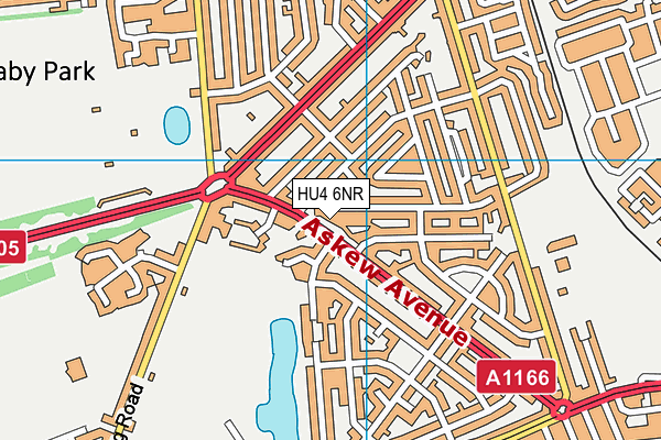 HU4 6NR map - OS VectorMap District (Ordnance Survey) HU4 6NR map - OS VectorMap District (Ordnance Survey)