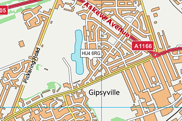 HU4 6RG map - OS VectorMap District (Ordnance Survey) HU4 6RG map - OS VectorMap District (Ordnance Survey)