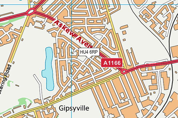 HU4 6RP map - OS VectorMap District (Ordnance Survey) HU4 6RP map - OS VectorMap District (Ordnance Survey)