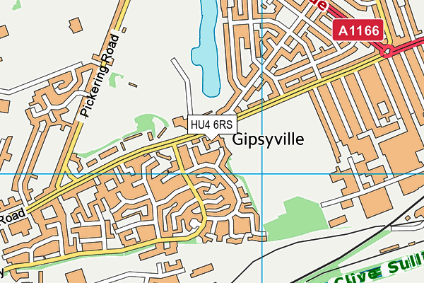 HU4 6RS map - OS VectorMap District (Ordnance Survey) HU4 6RS map - OS VectorMap District (Ordnance Survey)
