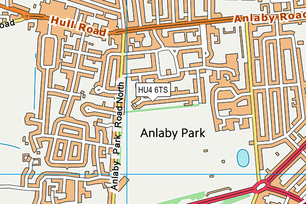 HU4 6TS map - OS VectorMap District (Ordnance Survey) HU4 6TS map - OS VectorMap District (Ordnance Survey)