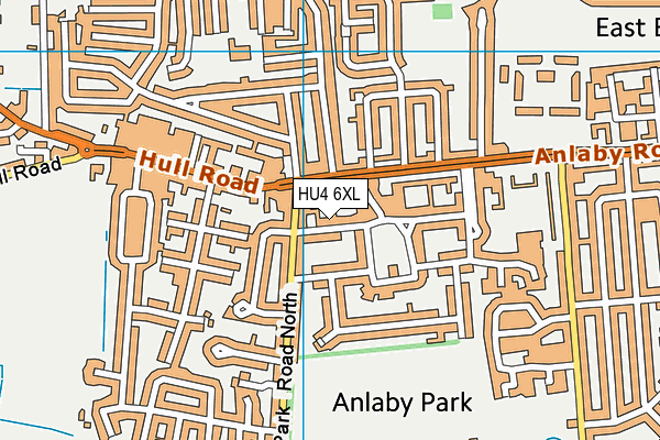 HU4 6XL map - OS VectorMap District (Ordnance Survey) HU4 6XL map - OS VectorMap District (Ordnance Survey)