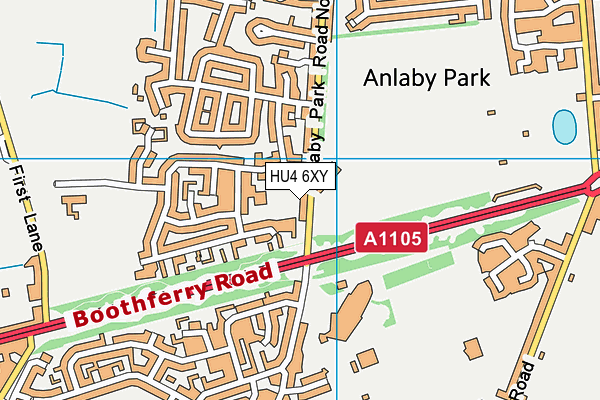 HU4 6XY map - OS VectorMap District (Ordnance Survey) HU4 6XY map - OS VectorMap District (Ordnance Survey)