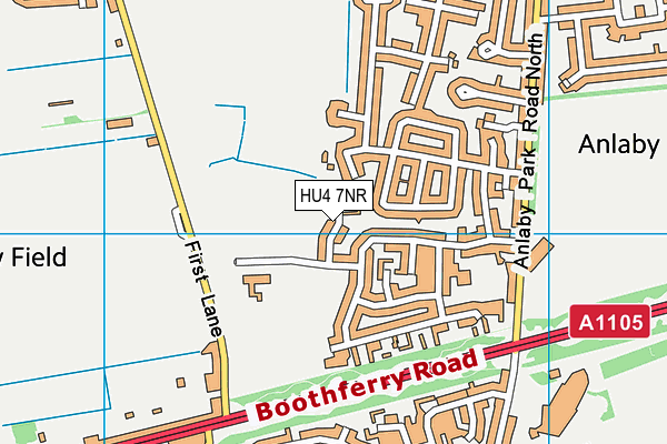 HU4 7NR map - OS VectorMap District (Ordnance Survey) HU4 7NR map - OS VectorMap District (Ordnance Survey)