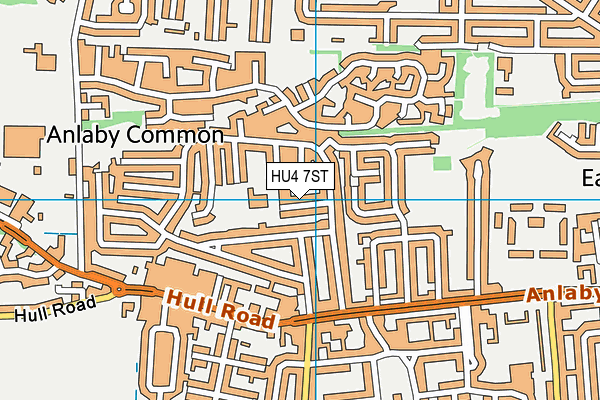HU4 7ST map - OS VectorMap District (Ordnance Survey) HU4 7ST map - OS VectorMap District (Ordnance Survey)