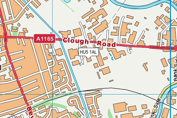 HU5 1AL map - OS VectorMap District (Ordnance Survey) HU5 1AL map - OS VectorMap District (Ordnance Survey)