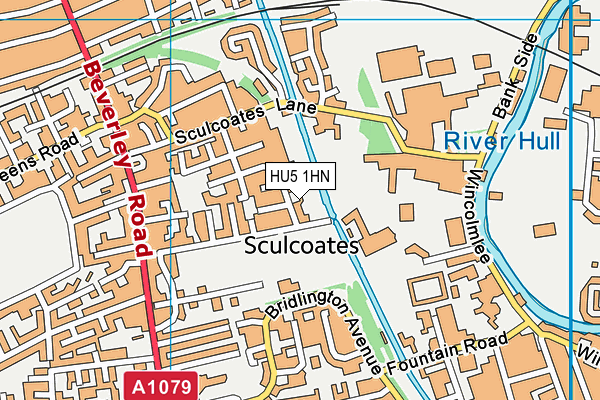 HU5 1HN map - OS VectorMap District (Ordnance Survey) HU5 1HN map - OS VectorMap District (Ordnance Survey)