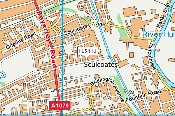 HU5 1HU map - OS VectorMap District (Ordnance Survey) HU5 1HU map - OS VectorMap District (Ordnance Survey)