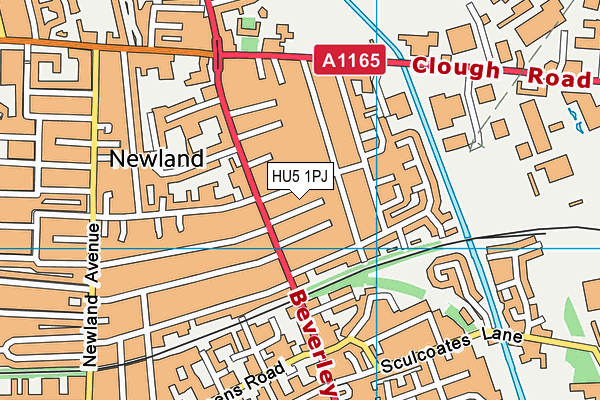 HU5 1PJ map - OS VectorMap District (Ordnance Survey) HU5 1PJ map - OS VectorMap District (Ordnance Survey)