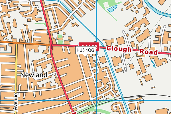 HU5 1QG map - OS VectorMap District (Ordnance Survey) HU5 1QG map - OS VectorMap District (Ordnance Survey)