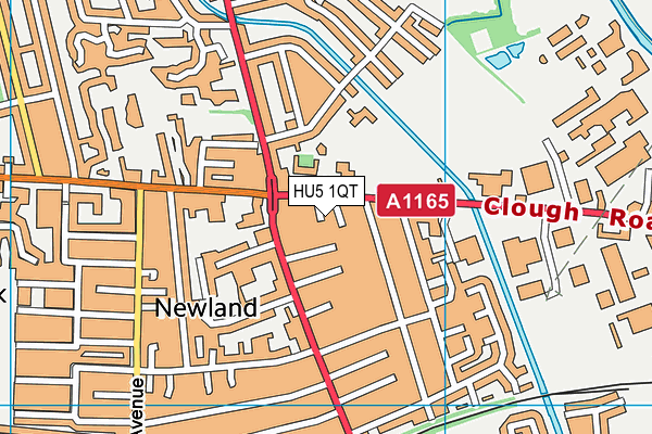 HU5 1QT map - OS VectorMap District (Ordnance Survey) HU5 1QT map - OS VectorMap District (Ordnance Survey)