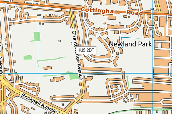 HU5 2DT map - OS VectorMap District (Ordnance Survey) HU5 2DT map - OS VectorMap District (Ordnance Survey)