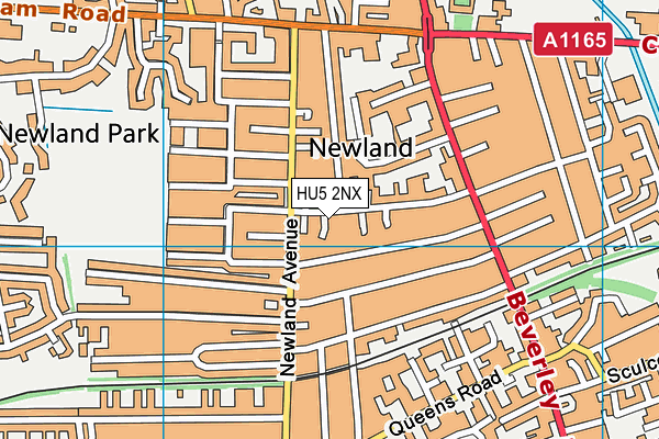 HU5 2NX map - OS VectorMap District (Ordnance Survey) HU5 2NX map - OS VectorMap District (Ordnance Survey)