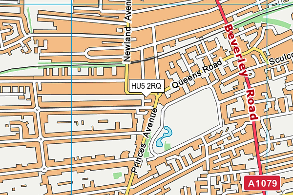 HU5 2RQ map - OS VectorMap District (Ordnance Survey) HU5 2RQ map - OS VectorMap District (Ordnance Survey)