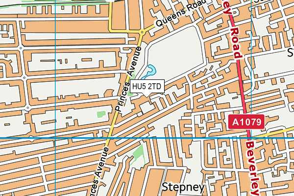 HU5 2TD map - OS VectorMap District (Ordnance Survey) HU5 2TD map - OS VectorMap District (Ordnance Survey)