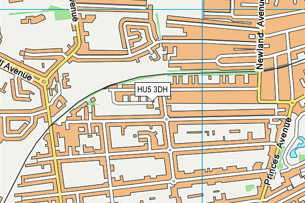 HU5 3DH map - OS VectorMap District (Ordnance Survey) HU5 3DH map - OS VectorMap District (Ordnance Survey)