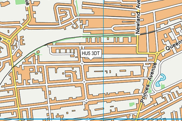 HU5 3DT map - OS VectorMap District (Ordnance Survey) HU5 3DT map - OS VectorMap District (Ordnance Survey)