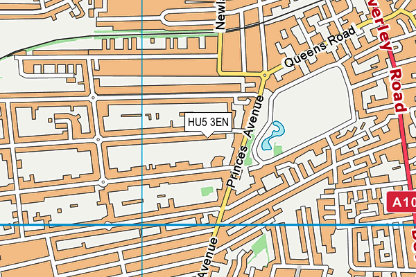 HU5 3EN map - OS VectorMap District (Ordnance Survey) HU5 3EN map - OS VectorMap District (Ordnance Survey)