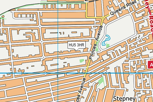 HU5 3HR map - OS VectorMap District (Ordnance Survey) HU5 3HR map - OS VectorMap District (Ordnance Survey)