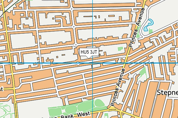 HU5 3JT map - OS VectorMap District (Ordnance Survey) HU5 3JT map - OS VectorMap District (Ordnance Survey)