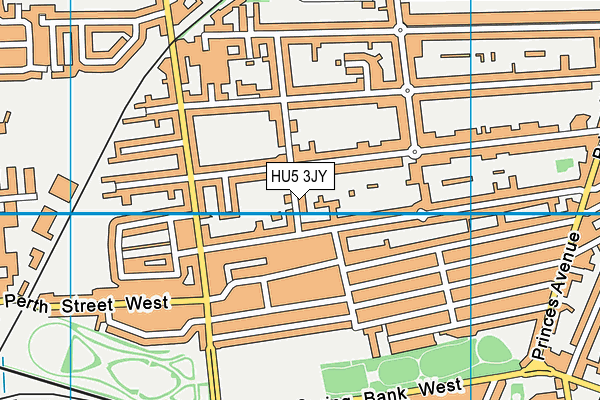 HU5 3JY map - OS VectorMap District (Ordnance Survey) HU5 3JY map - OS VectorMap District (Ordnance Survey)