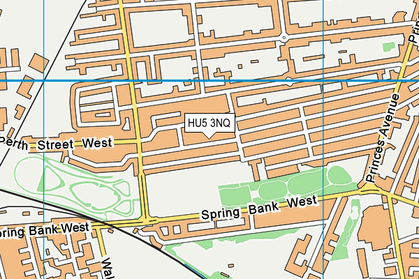 HU5 3NQ map - OS VectorMap District (Ordnance Survey) HU5 3NQ map - OS VectorMap District (Ordnance Survey)