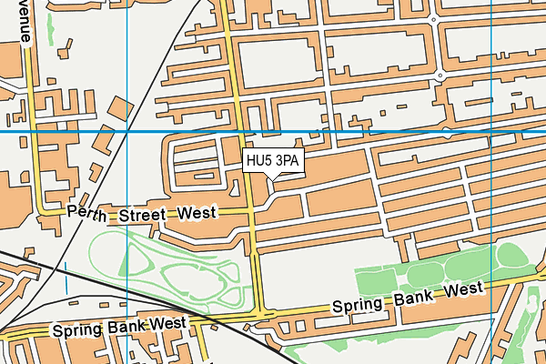 HU5 3PA map - OS VectorMap District (Ordnance Survey) HU5 3PA map - OS VectorMap District (Ordnance Survey)