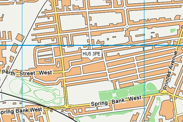 HU5 3PE map - OS VectorMap District (Ordnance Survey) HU5 3PE map - OS VectorMap District (Ordnance Survey)