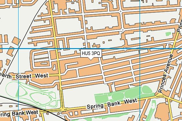 HU5 3PQ map - OS VectorMap District (Ordnance Survey) HU5 3PQ map - OS VectorMap District (Ordnance Survey)