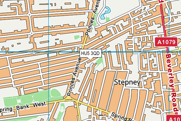 HU5 3QD map - OS VectorMap District (Ordnance Survey) HU5 3QD map - OS VectorMap District (Ordnance Survey)