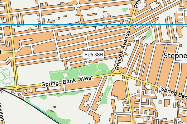 HU5 3SH map - OS VectorMap District (Ordnance Survey) HU5 3SH map - OS VectorMap District (Ordnance Survey)