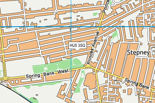 HU5 3SQ map - OS VectorMap District (Ordnance Survey) HU5 3SQ map - OS VectorMap District (Ordnance Survey)