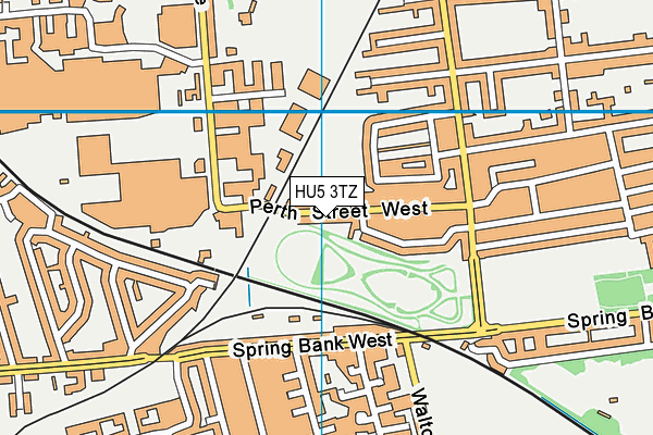 HU5 3TZ map - OS VectorMap District (Ordnance Survey) HU5 3TZ map - OS VectorMap District (Ordnance Survey)