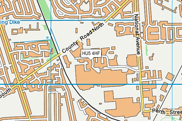 HU5 4HF map - OS VectorMap District (Ordnance Survey) HU5 4HF map - OS VectorMap District (Ordnance Survey)