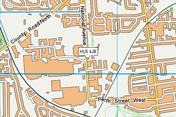HU5 4JB map - OS VectorMap District (Ordnance Survey) HU5 4JB map - OS VectorMap District (Ordnance Survey)