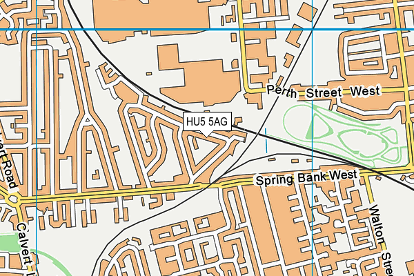 HU5 5AG map - OS VectorMap District (Ordnance Survey) HU5 5AG map - OS VectorMap District (Ordnance Survey)