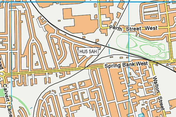 HU5 5AH map - OS VectorMap District (Ordnance Survey) HU5 5AH map - OS VectorMap District (Ordnance Survey)