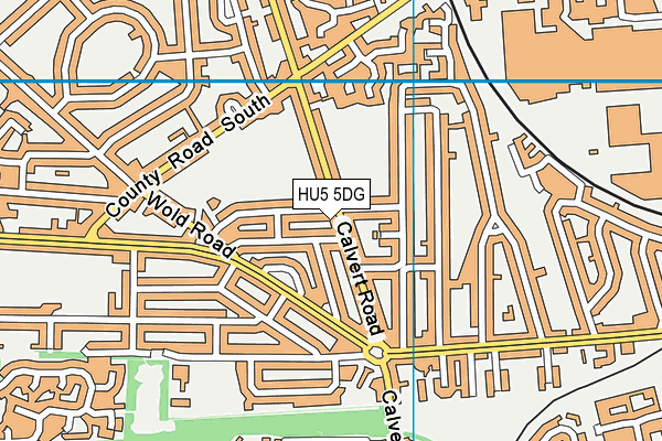HU5 5DG map - OS VectorMap District (Ordnance Survey) HU5 5DG map - OS VectorMap District (Ordnance Survey)