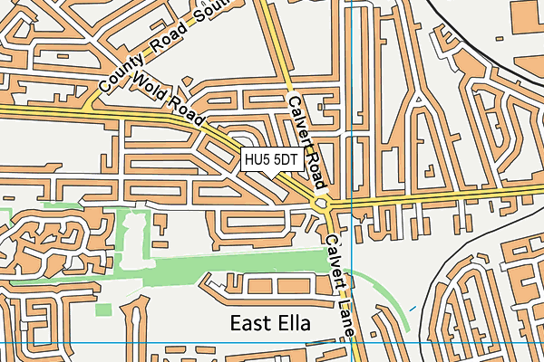 HU5 5DT map - OS VectorMap District (Ordnance Survey) HU5 5DT map - OS VectorMap District (Ordnance Survey)