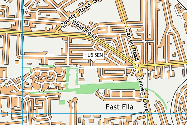 HU5 5EN map - OS VectorMap District (Ordnance Survey) HU5 5EN map - OS VectorMap District (Ordnance Survey)