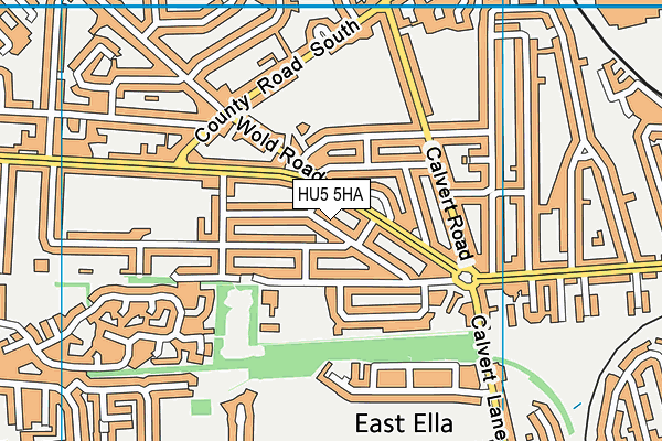 HU5 5HA map - OS VectorMap District (Ordnance Survey) HU5 5HA map - OS VectorMap District (Ordnance Survey)