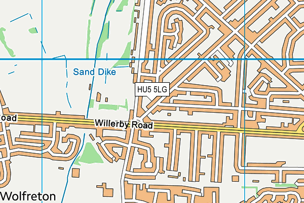 HU5 5LG map - OS VectorMap District (Ordnance Survey) HU5 5LG map - OS VectorMap District (Ordnance Survey)