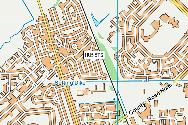 HU5 5TS map - OS VectorMap District (Ordnance Survey) HU5 5TS map - OS VectorMap District (Ordnance Survey)