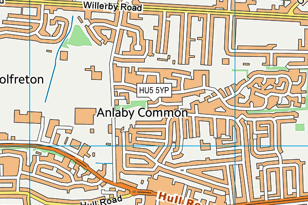 HU5 5YP map - OS VectorMap District (Ordnance Survey) HU5 5YP map - OS VectorMap District (Ordnance Survey)