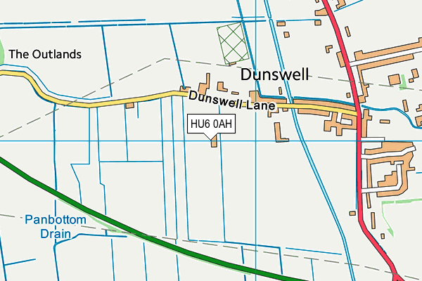 HU6 0AH map - OS VectorMap District (Ordnance Survey) HU6 0AH map - OS VectorMap District (Ordnance Survey)